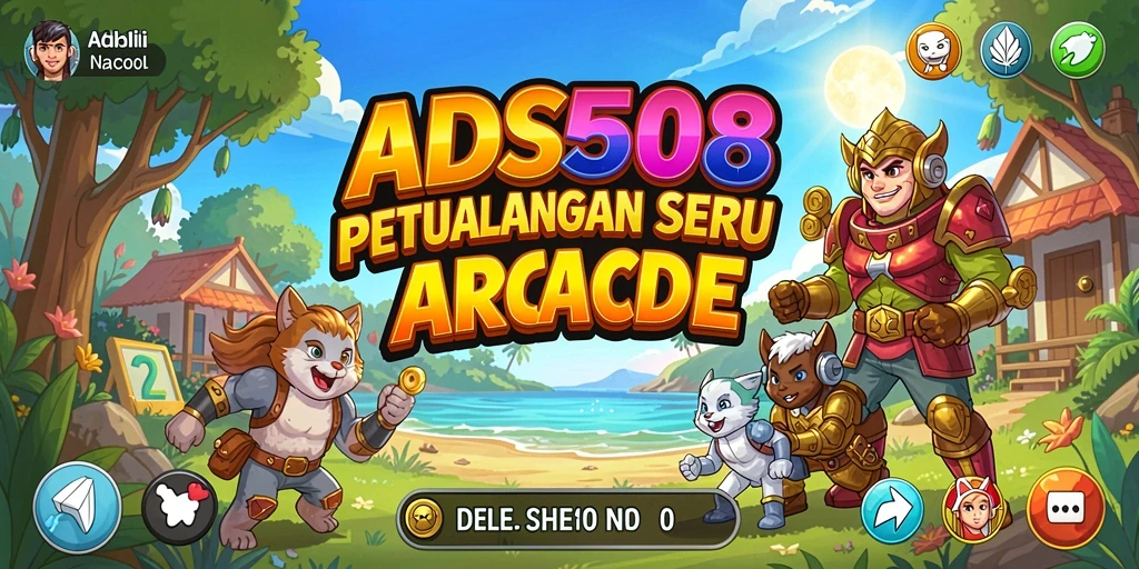 Tangkapan layar gameplay ADS508 menampilkan aksi seru dan level yang menantang.