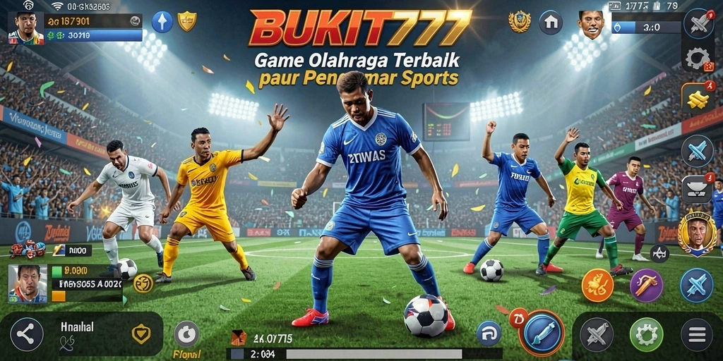 Tampilan gameplay BUKIT777 yang menarik dan beragam cabang olahraga.