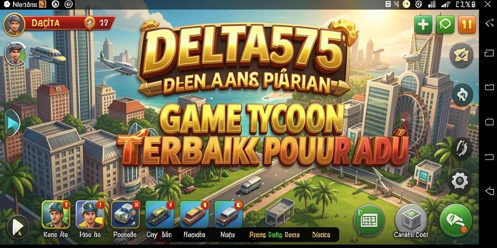 Tangkapan layar menunjukkan gameplay menarik dalam DELTA575.