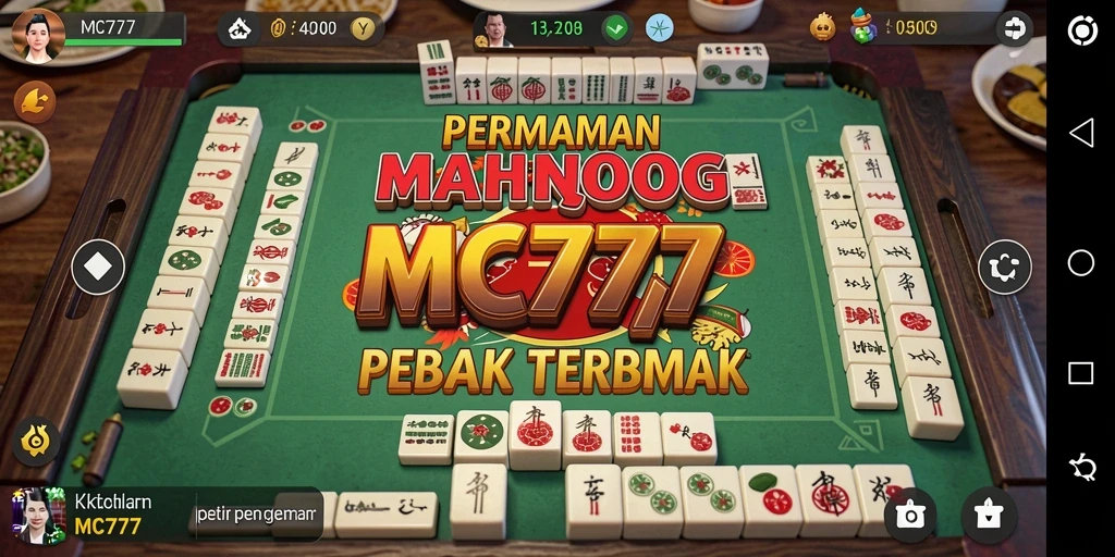 Tampilan gameplay Mahjong MC777 yang seru dan menarik.