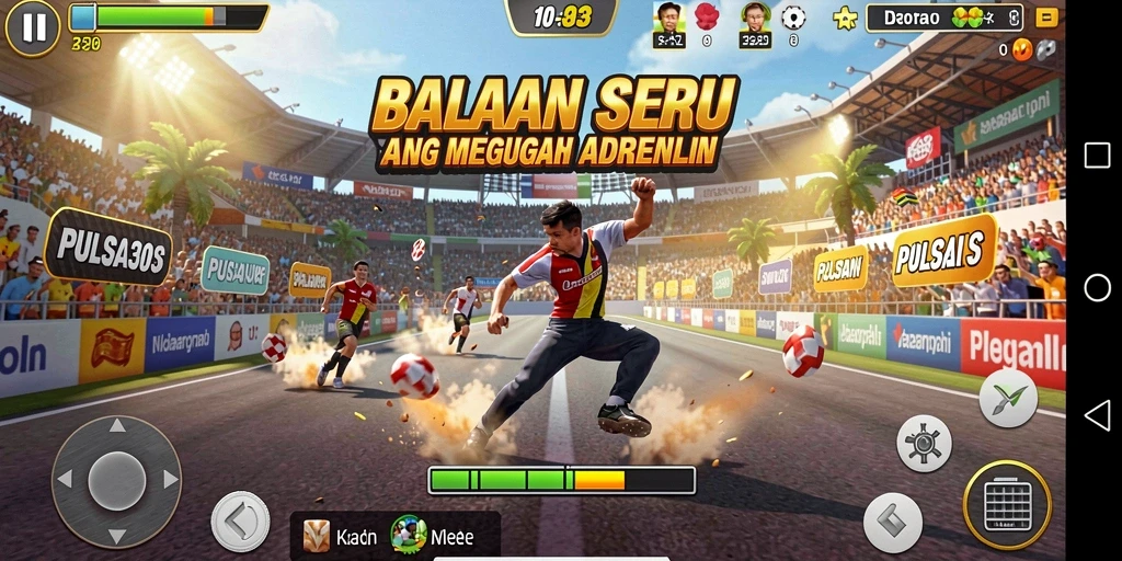 Tampilan gameplay Racing yang mendebarkan di PULSA303.