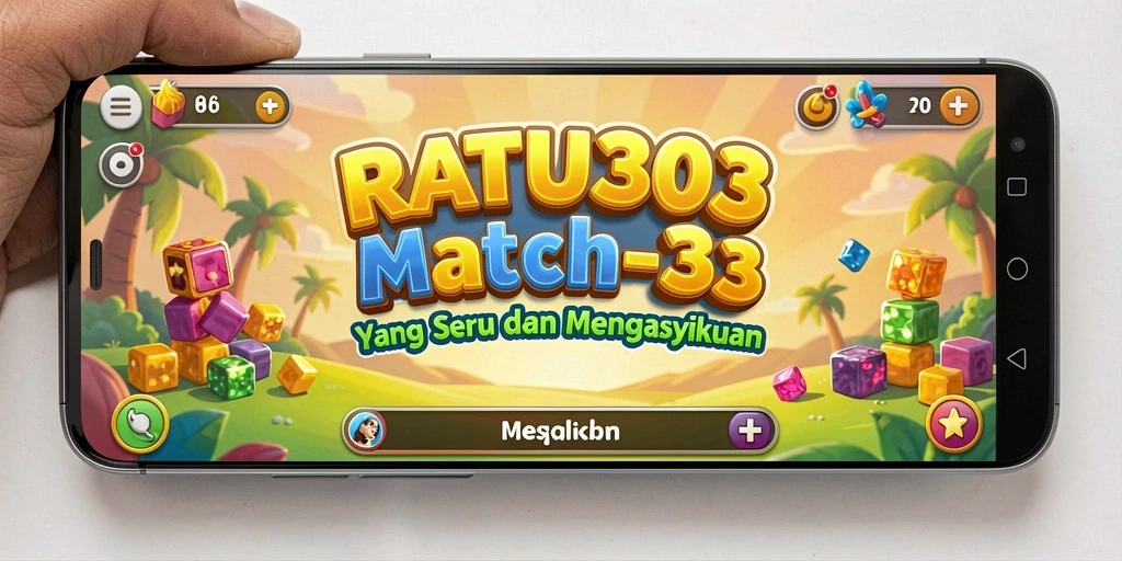 Gameplay seru RATU303 dengan tantangan match-3 yang menarik.
