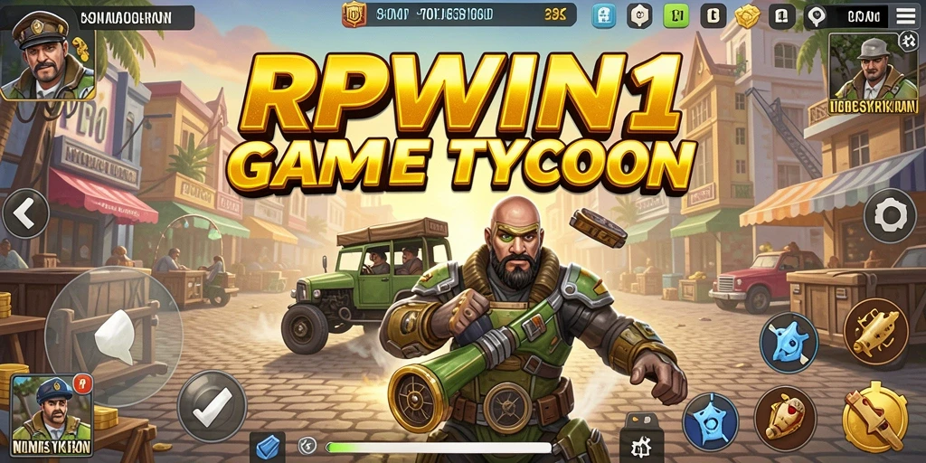 Tangkapan layar RPWIN1 menampilkan pemain yang sedang mengelola bisnis Tycoon dengan penuh strategi.