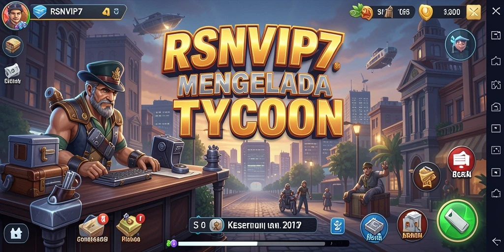 Tampilan menarik dari gameplay RSNVIP7 dengan elemen Tycoon.