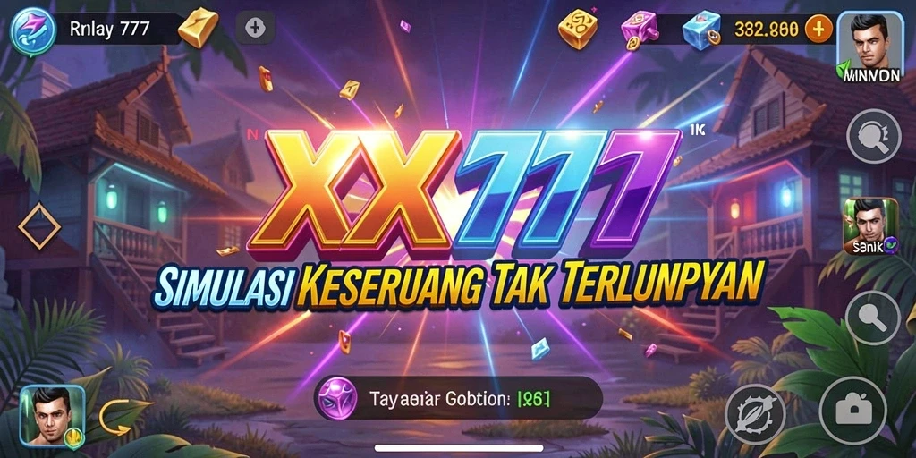 Screenshot XXX777 menunjukkan gameplay simulasi yang mendalam dan menarik.